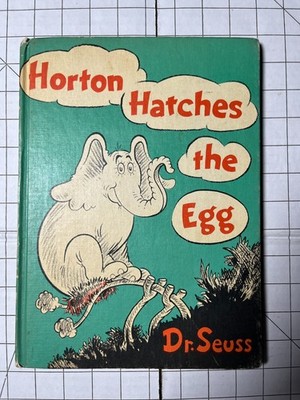 Horton Hatches the Egg by Dr. Seuss Hardcover Book 1940 Vintage Ships Fast