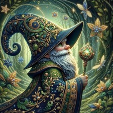 Benjenes Diamond Art Kits for Adults, Gnome 14x14in 35x35cm , Gnome2