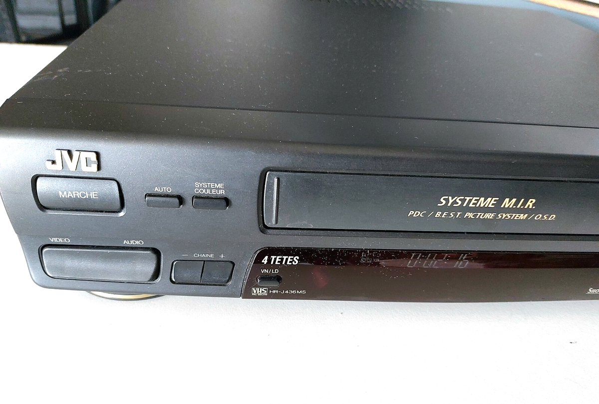 JVC HR‑J436MS Magnétoscope VHS - Télécommande