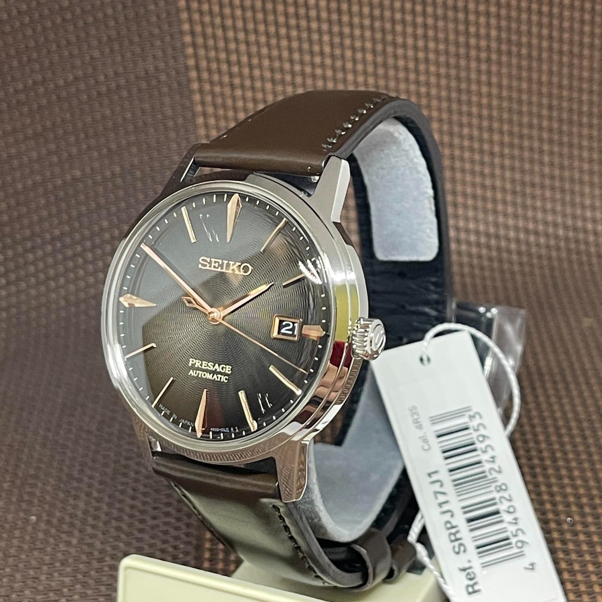 Seiko Presage SRPJ17J1 Cocktail Time Irish Coffee Brown