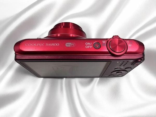 EXC+5] Nikon COOLPIX S6800 Compact Digital Camera Red Tested