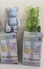 Lot 2 Bearbrick 100% Series 42 Pattern - Water Drops & Green Medicom — photo 2