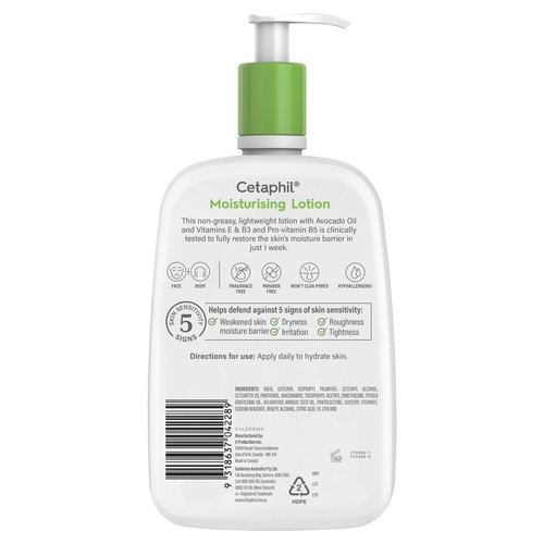 Cetaphil Moisturising Lotion 1L - Picture 2 of 2