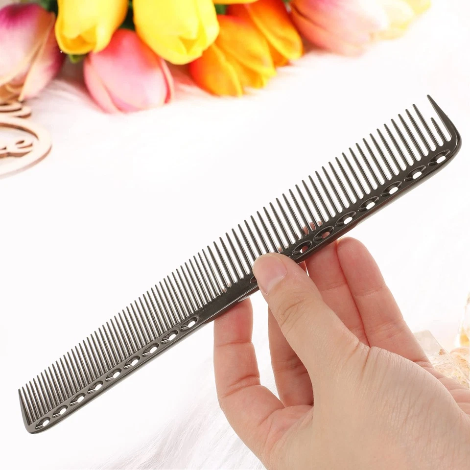Anti-static Steel Comb Man Styling Highlighting Combs for Hair Stylist - Image 4 of 4