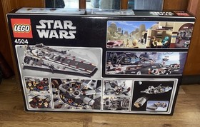 LEGO Star Wars 4504 Millennium Falcon Complete W/ Box Instructions Mini-Figures