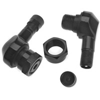 Motorrad Ventil 2X Winkelventil 11.3Mm Displayfolie Reifenventil Schwarz