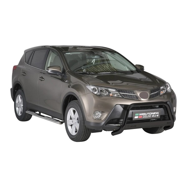 FrontbüGel FrontschutzbüGel FüR Toyota RAV4 XA40 2013-2015 ø63Mm Stahl Schwarz-image