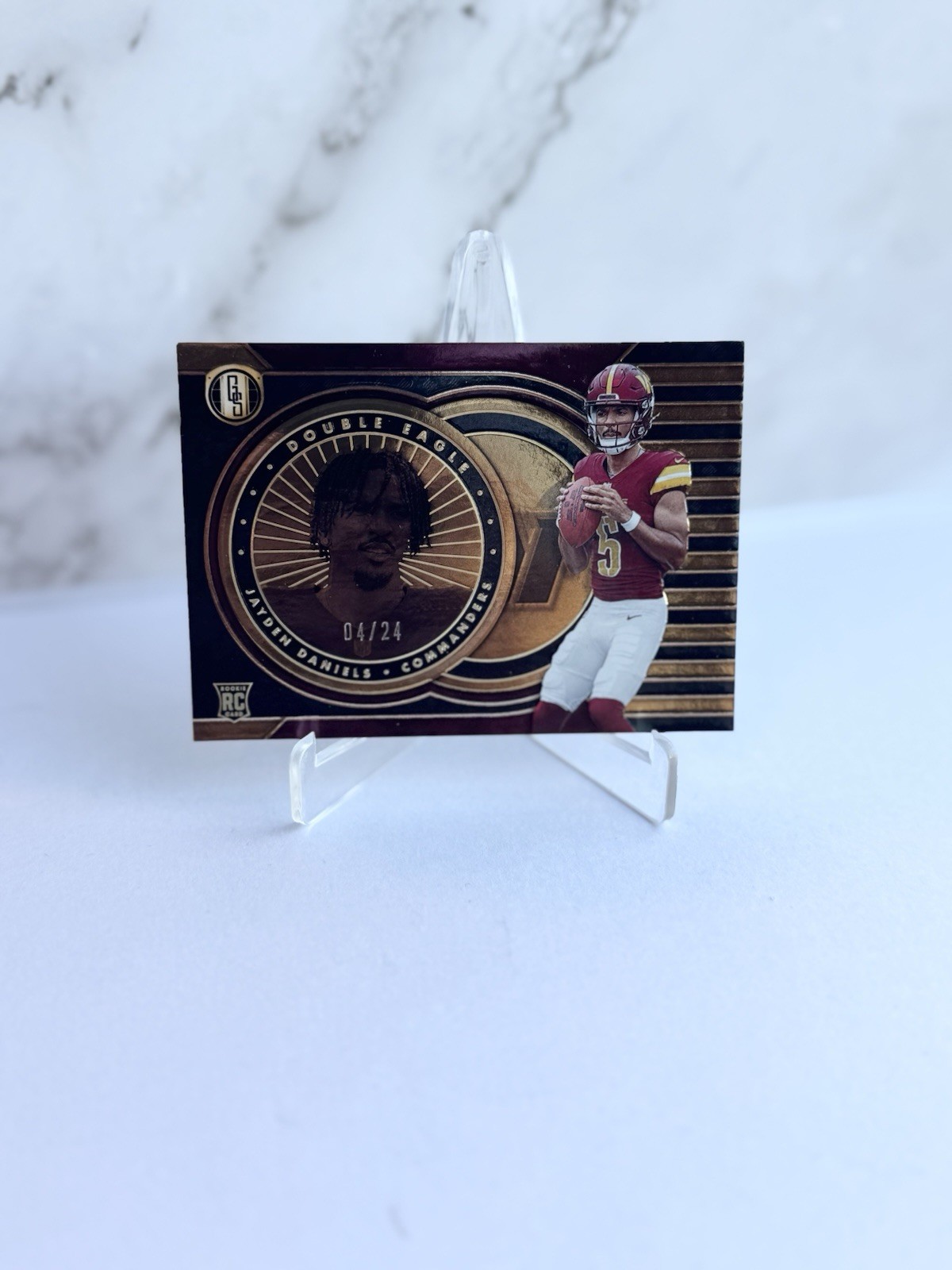 Jayden Daniels Panini Gold Standard Double Eagle #14 Base