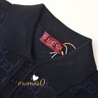 GUCCI GG Jacquard Knit Black Short-Sleeve Polo Shirt XL — photo 9