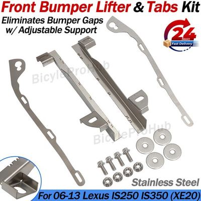 #ad #ad Front Bumper Lifts w Hardware For LEXUS IS250 IS350 XE20 2006 2013 Gap Fix Kit $39.99