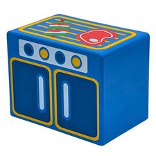 Playmobil 123 cuisine bleu/jaune cuisinière maison ville meuble meuble lâche