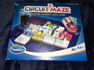 Thinkfun Circuit Maze Electric Current Logic Board Game STEM 100% Complete Box