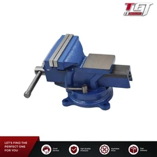 4" Bench Vise with Anvil Swivel Locking Base Table top Clamp Heavy Duty Vice New