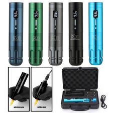 Tattoo Pen Machine Pro Wireless Rotary Tattoo Gun with 2 Replaceble Batteries