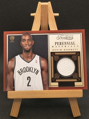 2013-14 Panini Timeless Treasures Perennial Materials #4 Kevin Garnett Game Worn