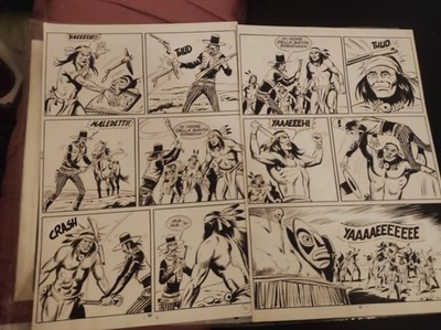 DOUBLE TABLE OF DONATELLI BY ZAGOR THE UNKNOWN KNIGHT