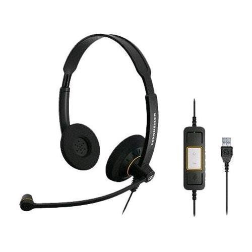 SENNHEISER IMPACT SC 60 USB ML CUFFIE AD ARCHETTO CON MICROFONO COLORE NERO