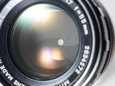 MINOLTA MC ROKKOR-PF 55mm F/1.7 マニュアルフォーカス フィルム