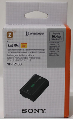 Sony OEM NP-FZ100 Rechargeable Battery A1, A9, A9 II, A7R III, A7R IV, A7S New