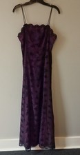 VTG Betsey & Adam Women's Size 10 Maxi Floral Dress Whimsigoth 90s Y2K Purple