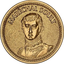 France, Médaille, Napoléon Ier, Maréchal Soult, Cupro-aluminium-nickel, SPL