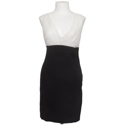 Zara Basic, Kleid, Größe: M, Schwarz/Weiß, Einfarbig, Damen #HyV