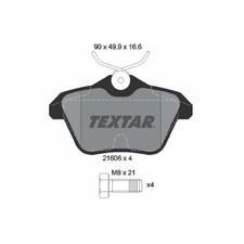 Satz Bremsbeläge Bremsklötze hinten für Alfa Romeo 156 932 164 166 936 | 2455