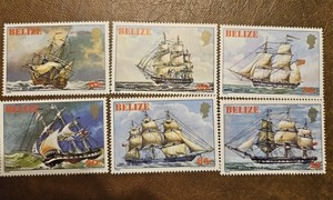 BELIZE 1982 Sailing Ships (Scott 609-614; SG 671-676) MNH