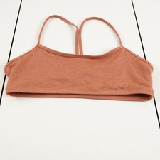 Prana Heavana Every Minute Orange Sports Bra Womens Sz L