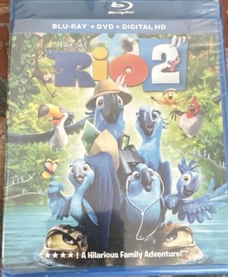 Rio 2 Blu-ray + DVD + Digital HD Blue Sky Studios in Blu-ray Case