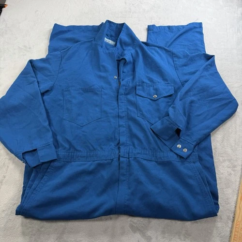 Workrite FR Nomex Coveralls Mens 48R Blue Flame Resistant Workwear HRC1 video thumbnail