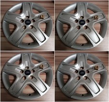 ⭕4x Ford Radkappen 16 Zoll für Ford 5-Speichen Design Stahlfelge 9M51-1000-AA 15