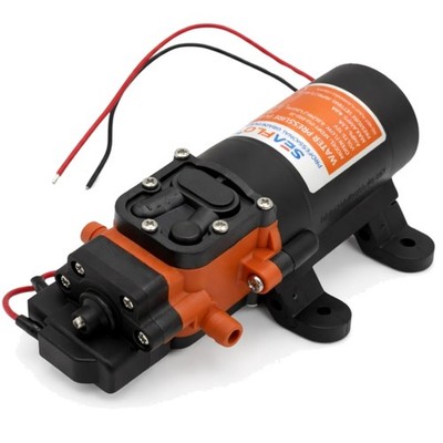 Quiet 1.2 GPM RV Water Pump - 12V DC, Adjustable Pressure