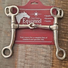 Equisteel Driving Horse Bit Silver Stainless Steel