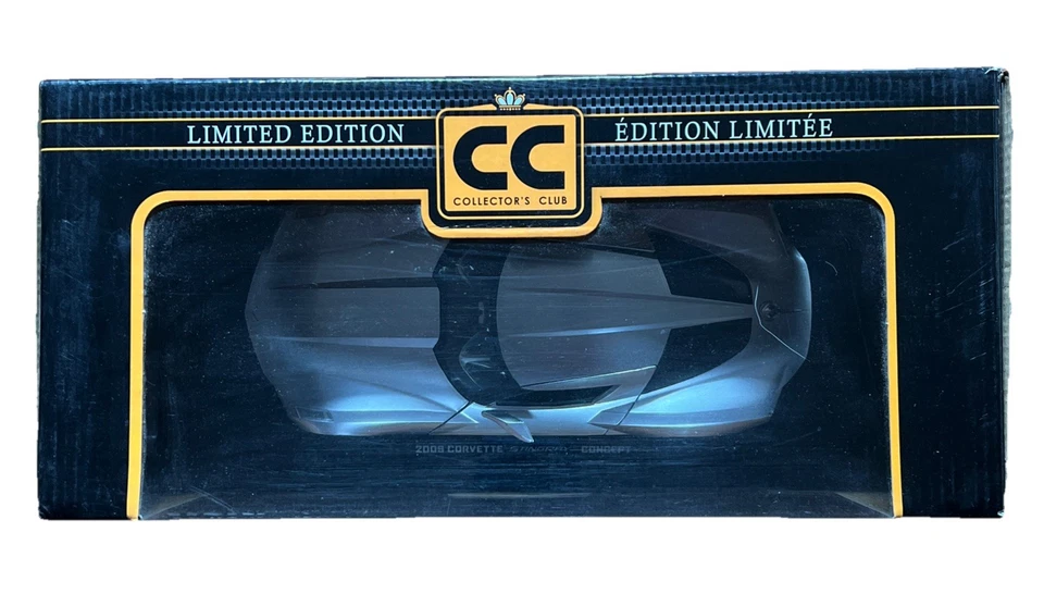 1:18 2009 Chevrolet Corvette Stingray Concept Silver Sideswipe Jada Toys - Image 3 of 4