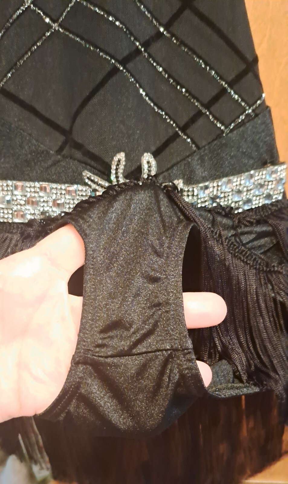 Girls Weissman Dance Costume Rhinestone Spider  "… - image 9