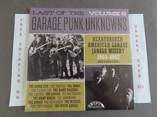 SEALED VA LAST OF THE GARAGE PUNK UNKNOWNS VOLUME 8 LP CRYPT RECORDS CRYPT-119