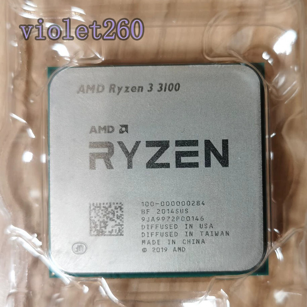 AMD Ryzen 3 3100 AM4 CPU Processors R3 3100 3.6 GHz Quad Core 65W