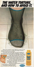 1980 Vintage Print Ad The Water Torture And How To Avoid It Dr Scholls Foot