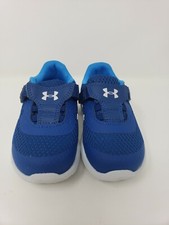 Under Armour Infant Surge 2 AC Sneaker, Graphite Blue/Electric Blue NEW IN BOX