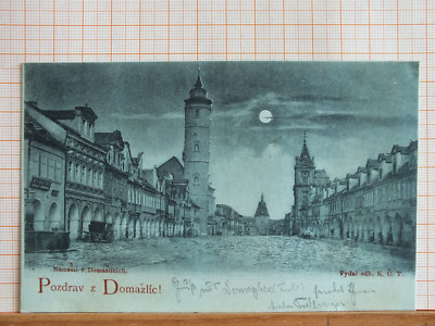 Mondscheinkarte - Domazlice / Taus - Region: Plzeňský kraj - gel ca. 1900    m