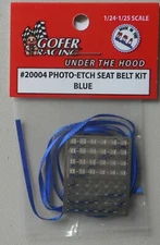 Gofer Racing 20004 x 1/24-1/25 Photo-Etch Blue Seatbelt