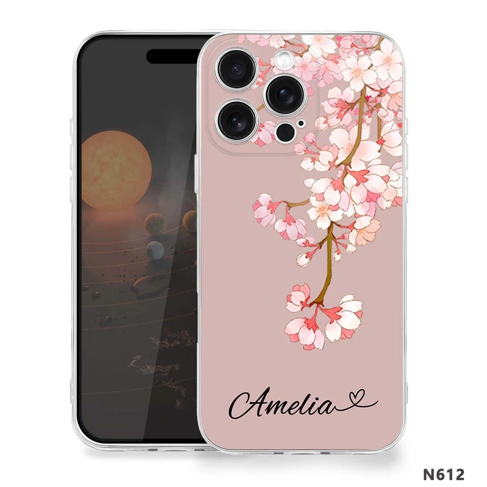 Floral TPU Phone Case for iPhone 15 16 Plus 14 13 12 11 XS Pro Max