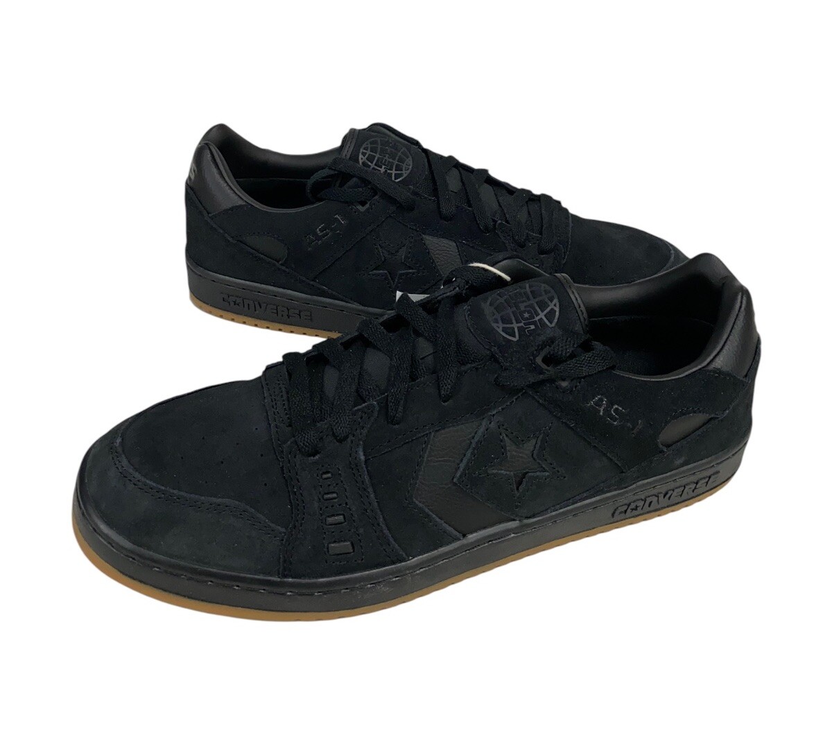 NEW Converse AS-1 Pro Ox CONS Skate Shoes Black Suede Gum Mens