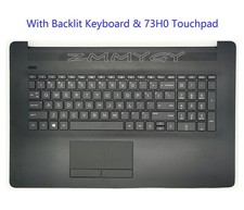 HP 17 Laptop Upper Case Palmrest Assembly With Backlit Keyboard - L22749-001 Replacement Part