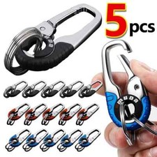2/5pcs New Men s Keychain Ring Creative Metal Alloy Keyfob Car Keyring Key Chain