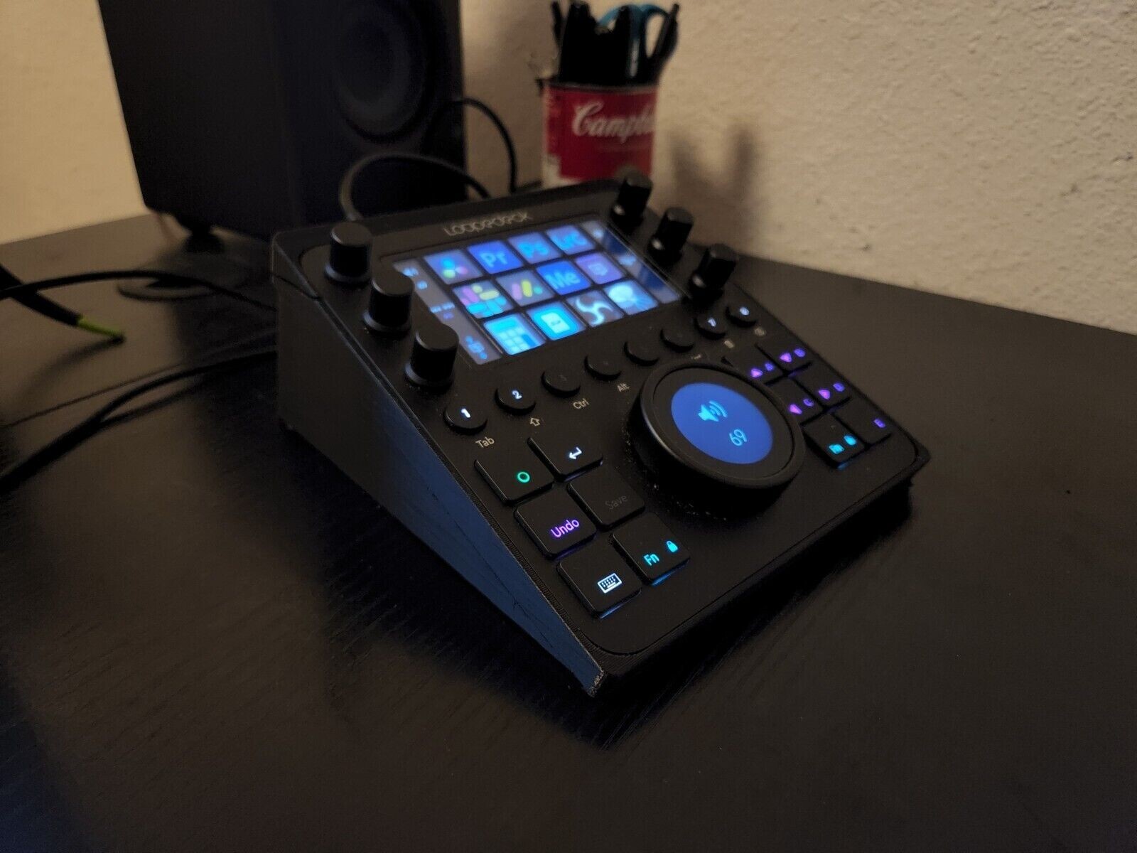 Angled Stand for Loupedeck CT 3D Printed