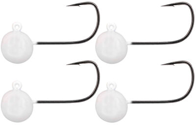 Spro Freestyle Jighaken für Softbaits Micro Jigs 29 Glow White, Jigheads, Haken