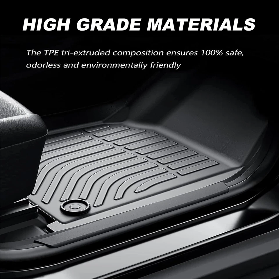 Alfombrillas coche para Nissan Pathfinder 2013-2021 7 asientos 3 filas revestimientos alfombrillas Foto 3 de 4