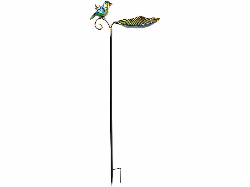 Abreuvoir à oiseaux décoratif en fonte résistante aux intempéries